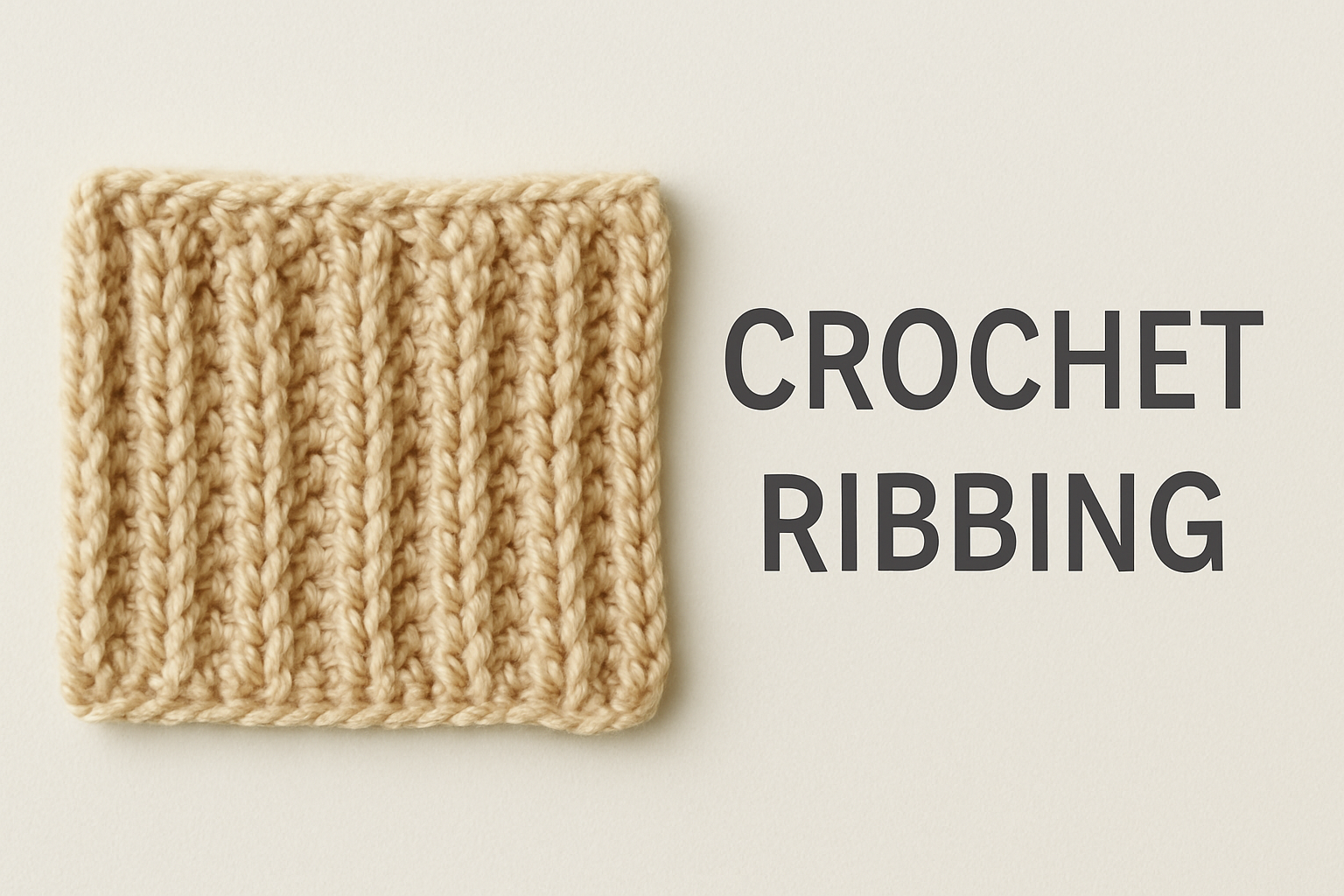 Crochet Ribbing Pattern Free Crochet Ribbing | AllFreeCrochet.com