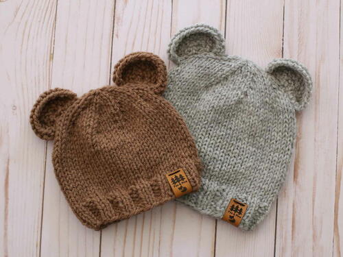 Wool Bear Ears Hat