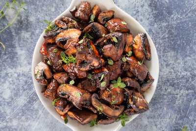 Roasted Balsamic Mushrooms