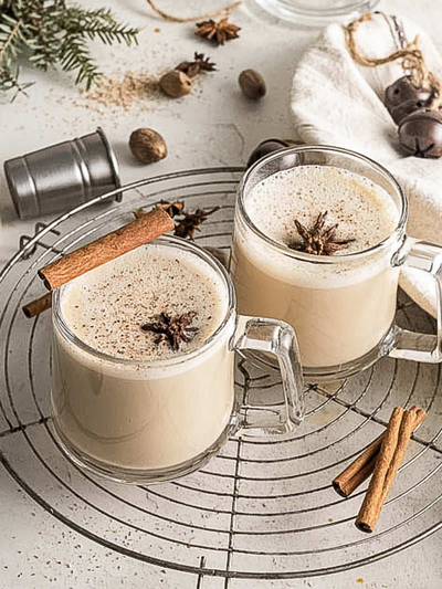 Chai Eggnog Cocktail