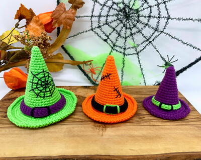 Free Amigurumi Crochet Witch Hat Pattern