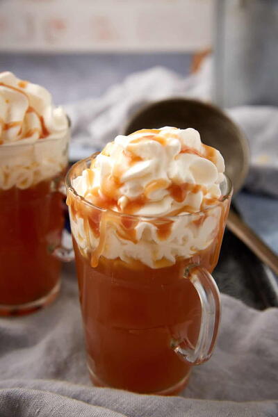 Slow Cooker Apple Cider With Vanilla And Spices