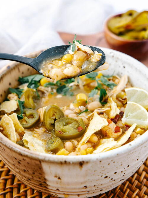 Green Chili Chicken Soup