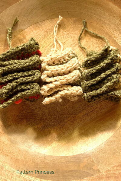 Ribbon Candy Christmas Ornament