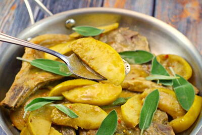 Easy Apple Sage Pork Chops