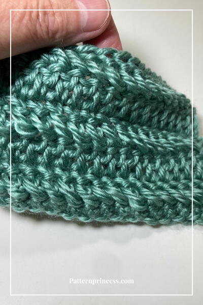 Slanted Ridge Stitch Crochet Pattern For Beginners