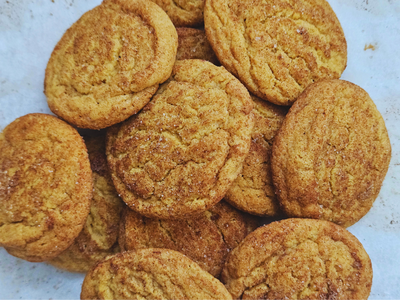 Easy Pumpkin Spice Snickerdoodle Cookies Using Trader Joe’s Cookie Mix