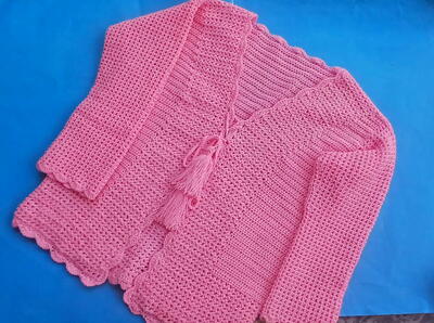 Woman Crochet Sweater Top Free Pattern