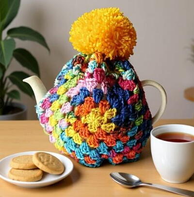 Granny Square Tea Cozy