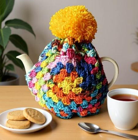 Granny Square Tea Cozy
