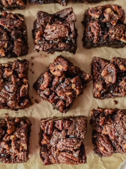 Fudgy Pecan Pie Brownies 