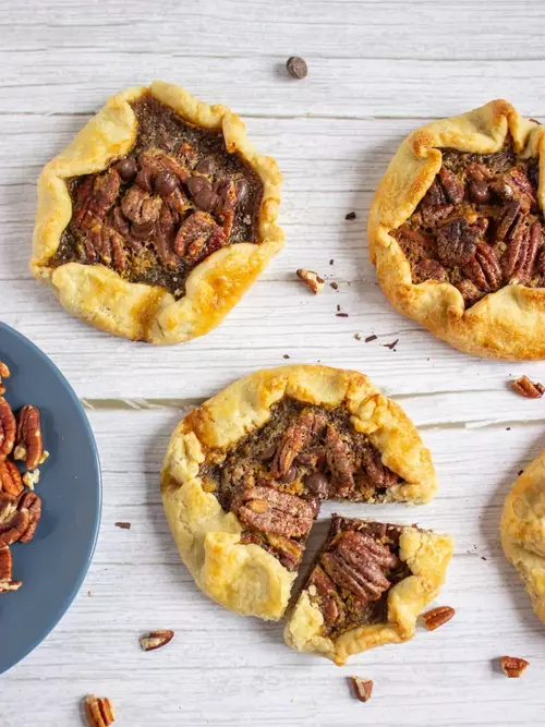 Mini Chocolate Pecan Galettes