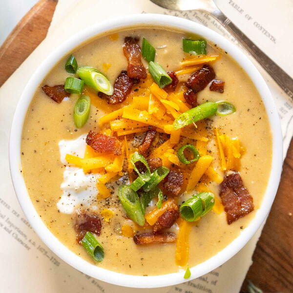 Loaded Potato Soup (no Flour!)