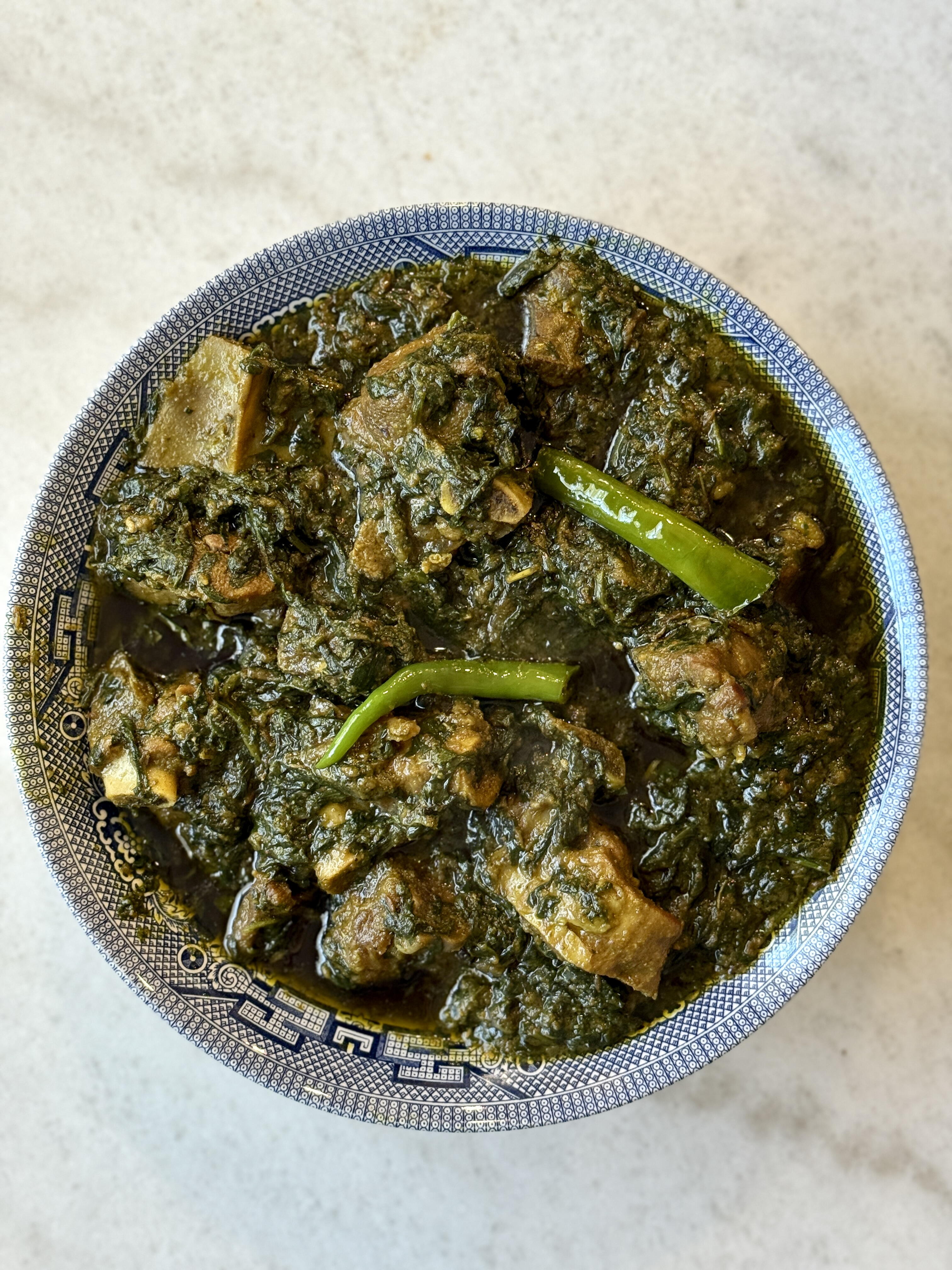 One-pot Palak Gosht | Mutton & Spinach | RecipeLion.com
