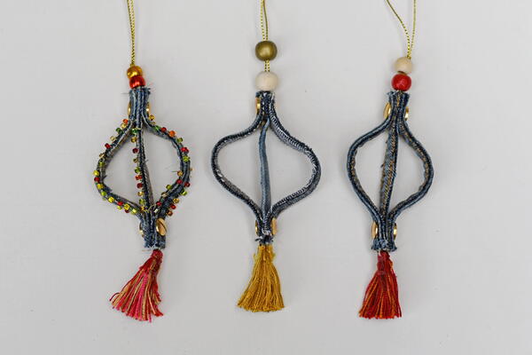 Denim Seam Ornaments