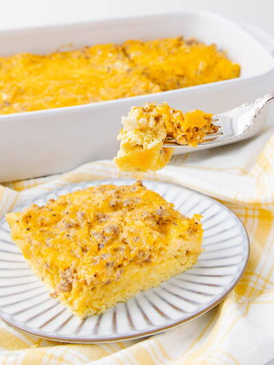 Sausage Egg And Cheese Casserole
