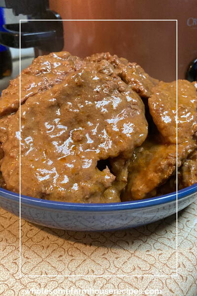 Slow Cooker Salisbury Steak With Gravy Recipe