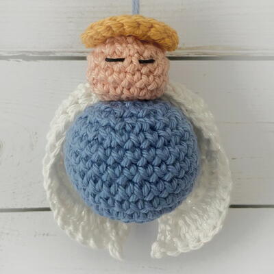 Easy To Crochet Angel Ornament