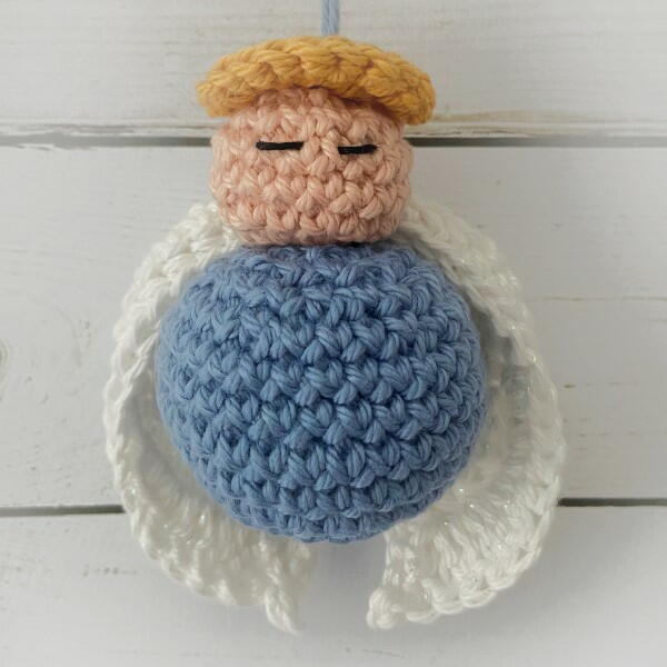 Easy To Crochet Angel Ornament
