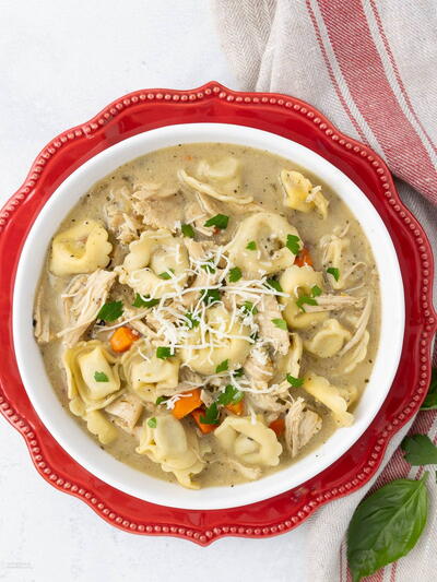 Chicken Tortellini Soup