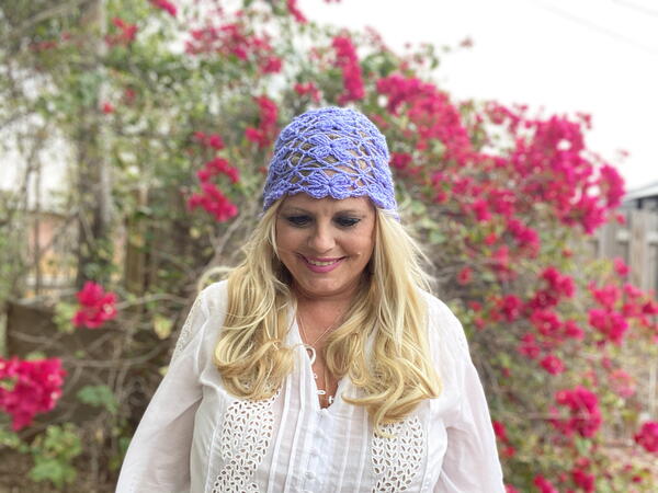 Flora Flower Motif Hat