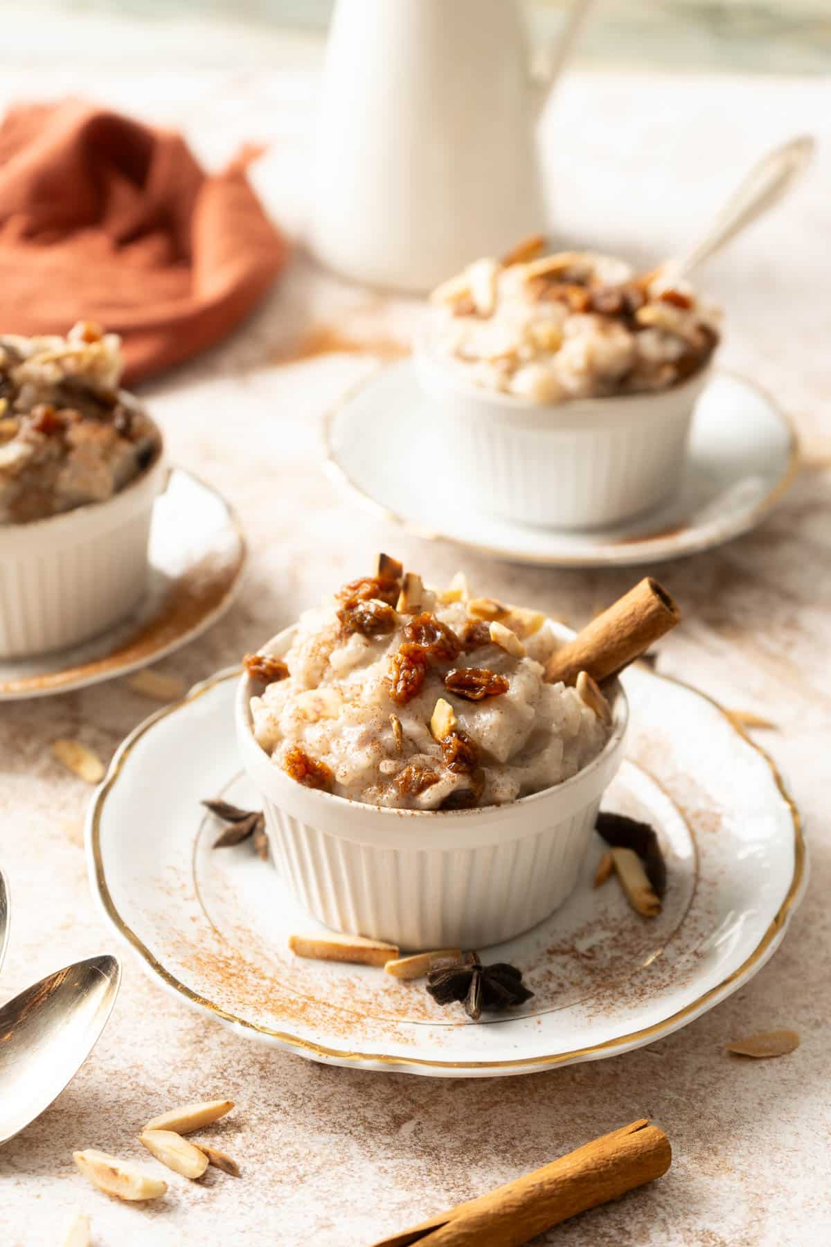 Almond Milk Rice Pudding With Raisins | RecipeLion.com