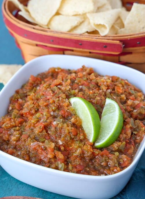 Salsa Picante Recipe Cooked With Fresh Tomatoes
