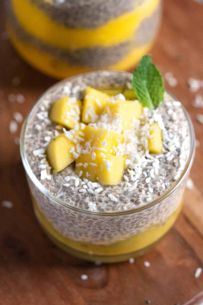 Easy Mango Chia Pudding
