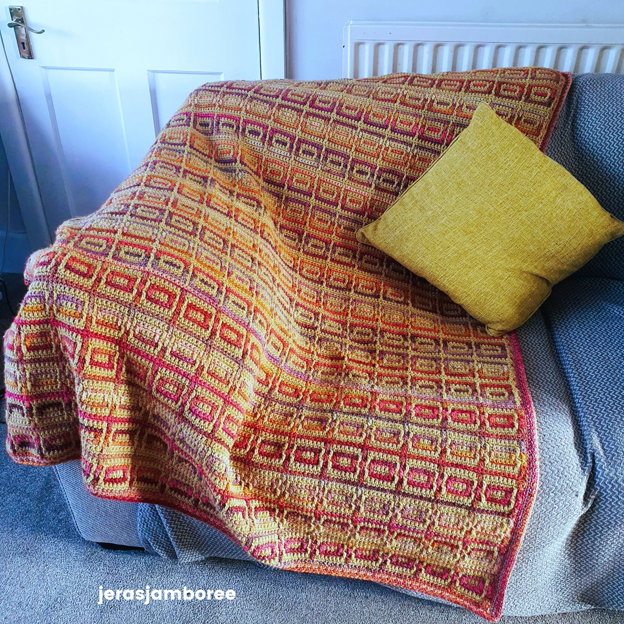 Amberlight Blanket | AllFreeCrochet.com