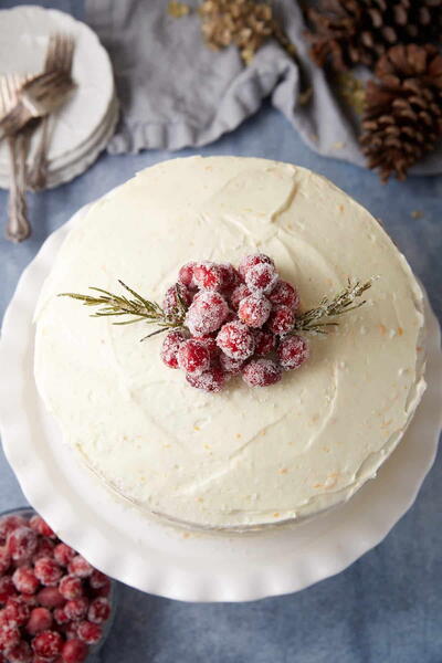Sparkling Sugared Cranberries For Holiday Desserts