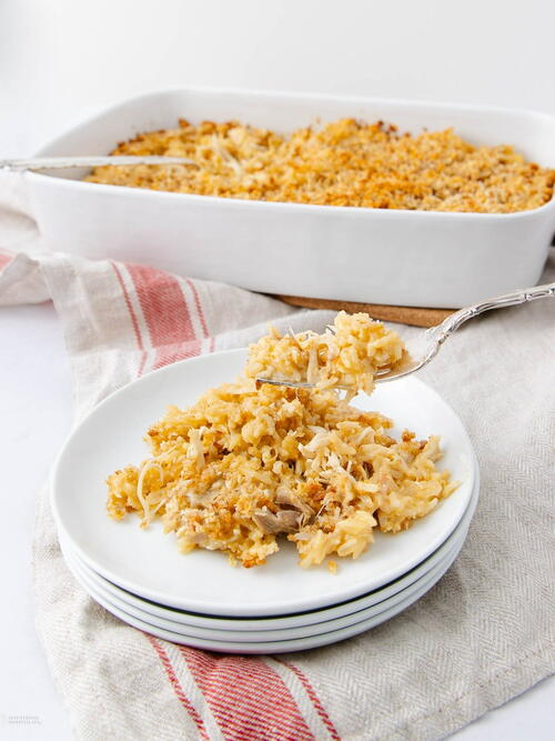 Creamy Turkey Rice Casserole For Cozy Leftovers