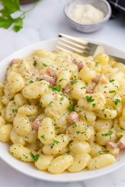 Gnocchi Carbonara