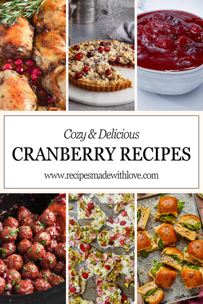 Cranberry Recipes You’ll Love All Season Long!