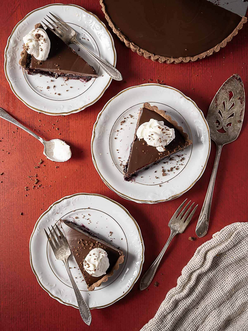 Gluten Free Chocolate Cherry Tart