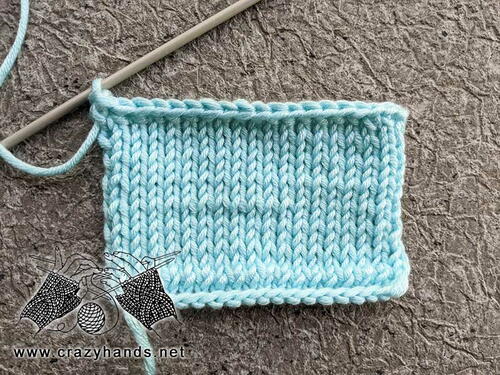 Non-rolling Bind Off Stockinette Stitch