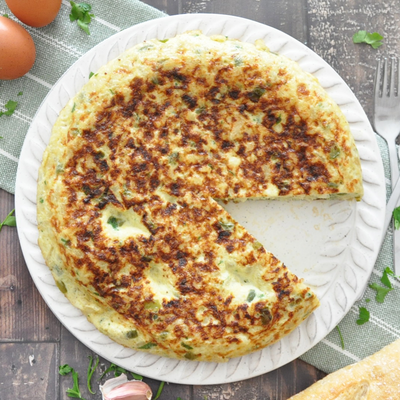 The Famous Omelet From The Basque Country | Tortilla De Bacalao