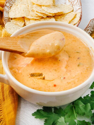 Creamy Homemade Queso Dip