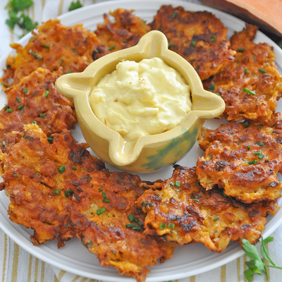 “better Than Sweet Potato Casserole” Crispy Sweet Potato Fritters