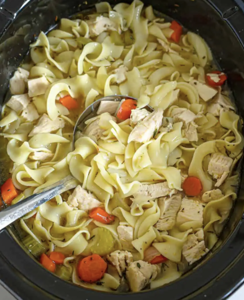 Slow Cooker Chicken Noodle Soup