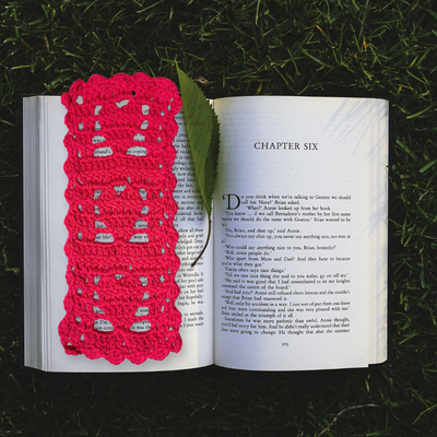 Tides Of Love Crochet Bookmark
