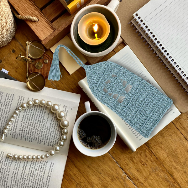 Heartstring Harbor Crochet Bookmark
