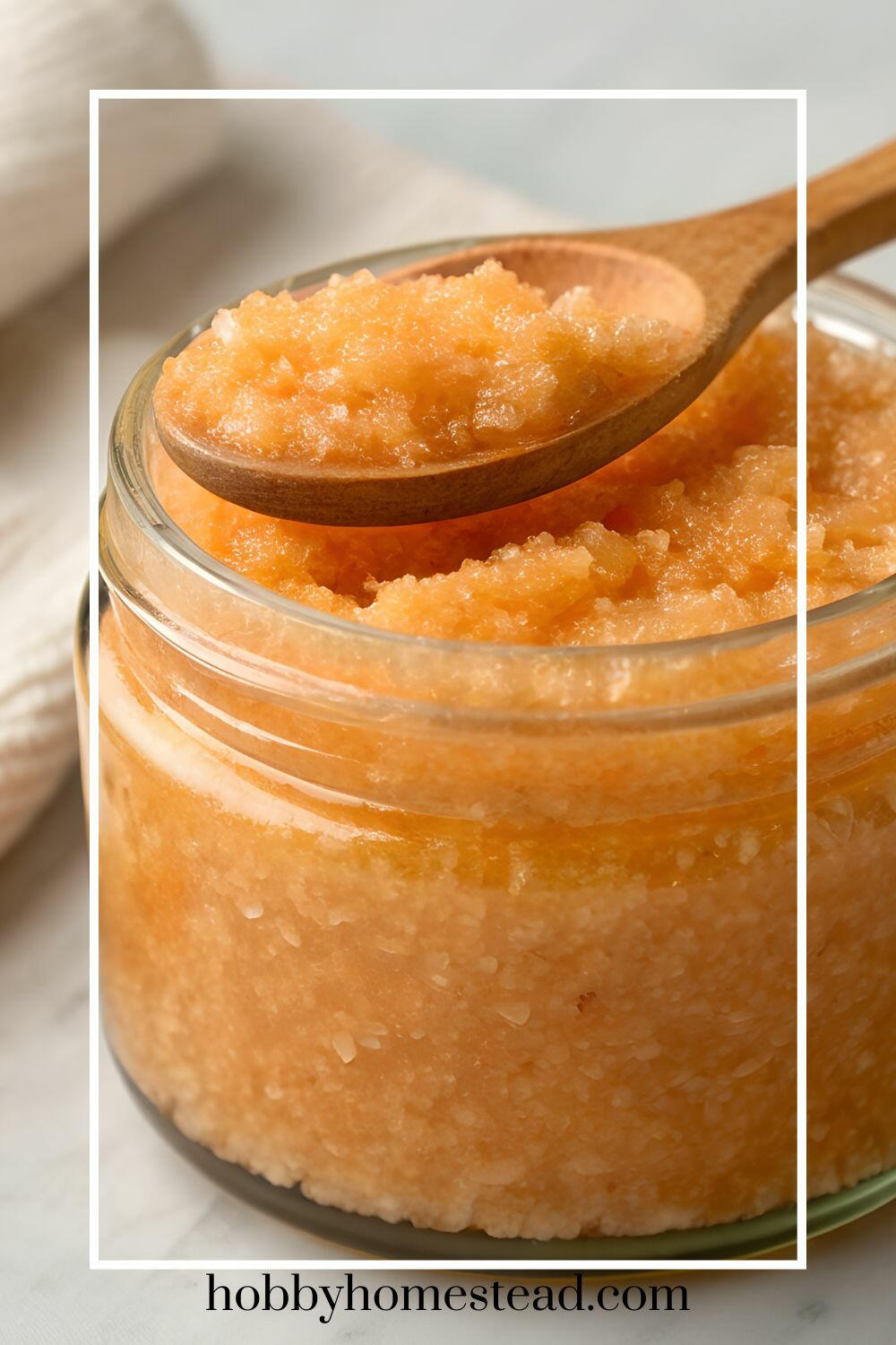 Orange Creamsicle Sugar Scrub For Glowing Skin | DIYIdeaCenter.com