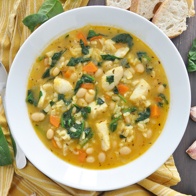 Cozy Mediterranean Fish Soup | Heart-healthy One-pot Recipe