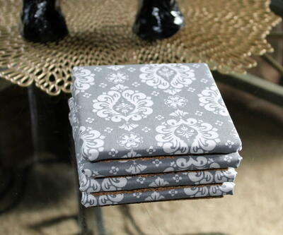 How To Make Simple Diy Fabric Coasters