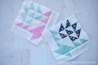 Flower Basket Quilt Block