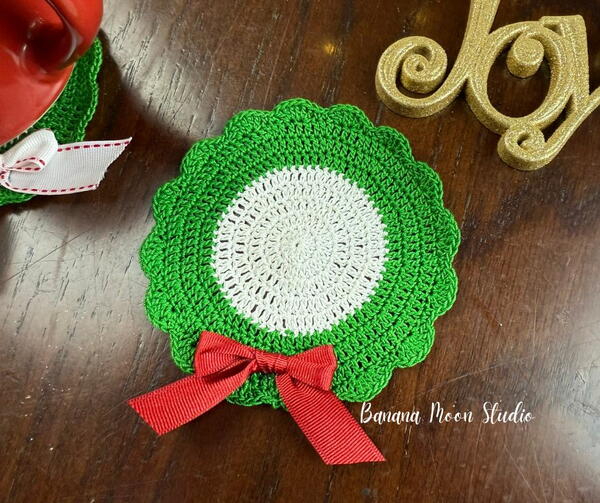 Christmas Wreath Coaster