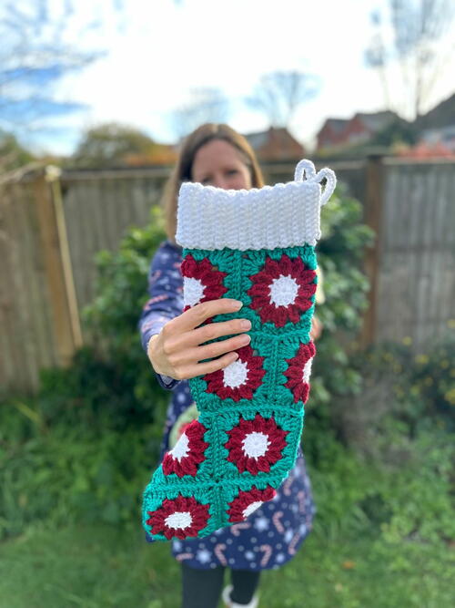 Poinsettia Stocking