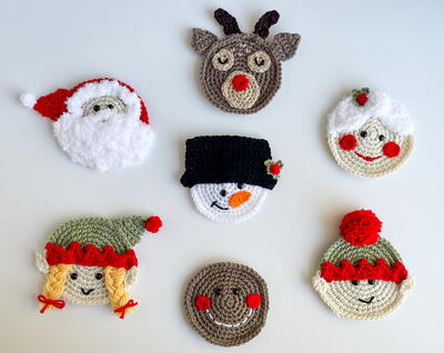 Christmas Characters Applique Set