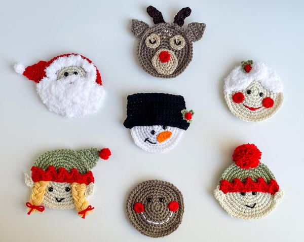 Christmas Characters Applique Set