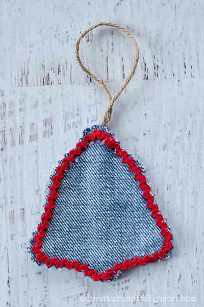 Denim Christmas Ornaments
